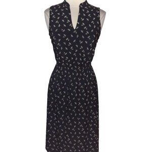 Black Floral Anne Klein Dress